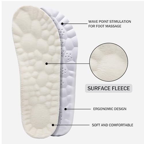 UUBARIS Bootie Slippers for Women Men Furry Warm House Sock Shoes For Indoor Outdoor Teavel3