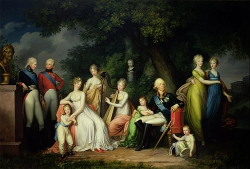 Affiche impression d'art Paul I Von Kugelgen tableau toile 60x90cm