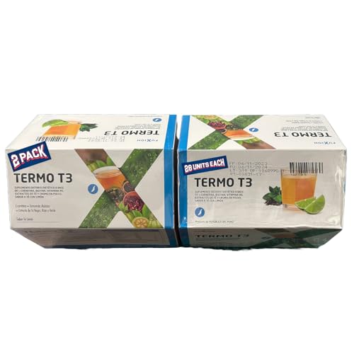 Set of 2 Thermo T3 Delicious Lemon Tea Flavor Help You to Generate Energy and Increase Your Stamina(Thermo TT3-56 Sachets)