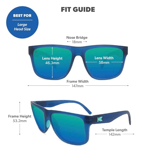 Image of Knockaround Large Polarized Sunglasses for Men & Women - UV400 Protection