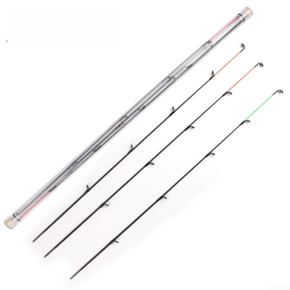 GLOBALHUT Carbon Fiber Fishing Rod Tips, Top Tip Fishing Rod Replacement, For Feeder And Long Casting Rods Featuring HML Action Types(356)