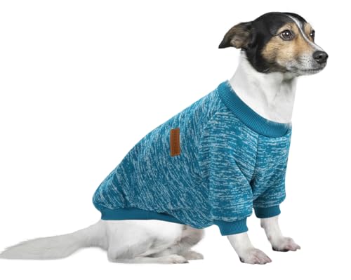 HuaLiSiJi 5XL Jersey Perro Grande Sudadera para Perro Grande Ropa para Perros Grandes,Cálido y Ligero, Textura Suave, Fácil de Poner y Quitar y Color Brillante (5XL, Azul)