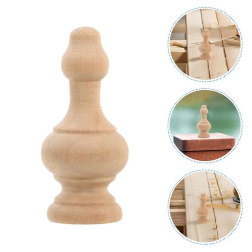 Balaustres de madera sin terminar pack de 10 unidades para decoración romana y maquetas 7