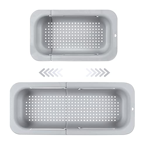 Colino A Clip In Silicone Arancione - Filtro Universale Per Pentole, Pasta, Verdure, Adatto A Ciotole, Lavabile In Lavastoviglie