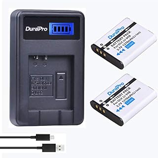 DuraPro 2Pcs LI-90B,LI-92B Battery + LCD USB Charger for Olympus Tough TG-5, TG-Tracker, SH-1, SH-2, SP-100 IHS, Tough TG-1 iHS, Tough TG-2 iHS, Tough TG-3, Tough TG-4, SH50 iHS, SH60, XZ-2 iHS Camera