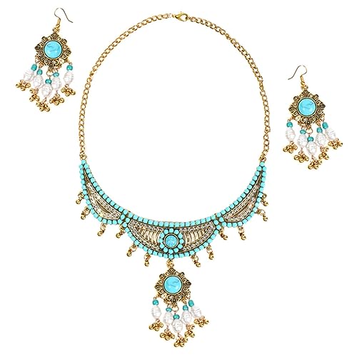 Collar y pendientes de para mujer GALPADA joyería de perlas accesorios 6