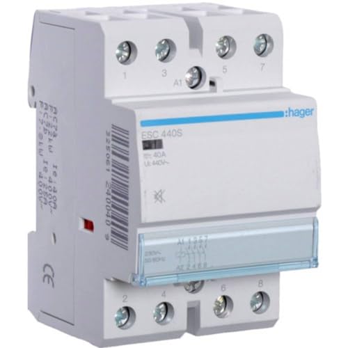 Contactor silencioso 40A relai modulaire 230V 4NA pour chauffage