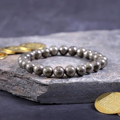 Image of Stone Bracelet for Men & Women | Natural Crystal for Wealth | Protection | Confidence & Success | Adjustable Healing Bracelet for Meditation | Reiki & Spiritual Energy
