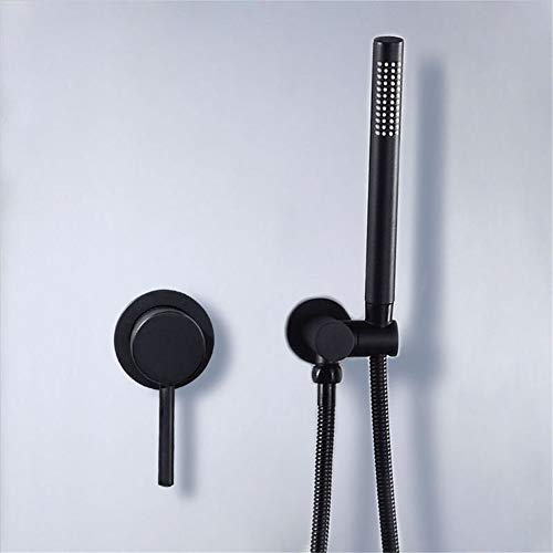 Robinet de baignoire en laiton mitigeur eau chaude douche fixe douchette LWX - 3