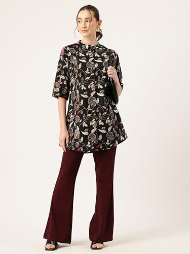 Image of Printed Mandarin Shirt - Casual & Chic (S-3XL)