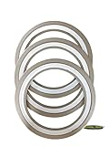 304SS Spiral Wound Gasket for Pipe Flange Sealing - DN15-DN250, High Pressure, Industrial & Commercial Applications(5Pcs 1-1/2'' DN40-150lb)