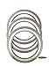 304SS Spiral Wound Gasket for DN15-DN250 Flange Sealing - High Pressure 150LB-1500LB, Ideal for Industrial use(5Pcs 8'' DN200-150lb)