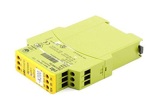 Disjoncteur PILZ PNOZ X1 relais de sécurité pour arrêt d'urgence armoire 24V
