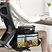 Gomyblomy Sunflower Horse Wheelchair Bag for Armrest Storage Pouch Practical Wheelchair Phone Holder Easy to Install Wheelchair Accessories for Senior Portable Rollator Walker Bag