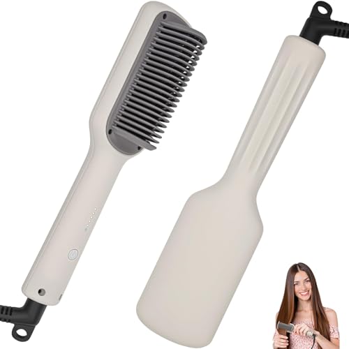 Cepillo alisador de cabello TANSHINE con 21 dientes cerámicos miniatura 1