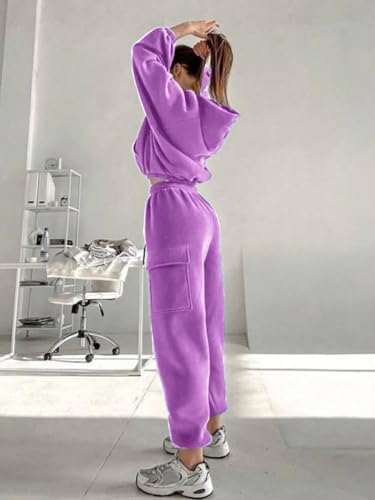 Image of KOTTY Women's Co-Ords Solid Sweatshirt With Sweatpant