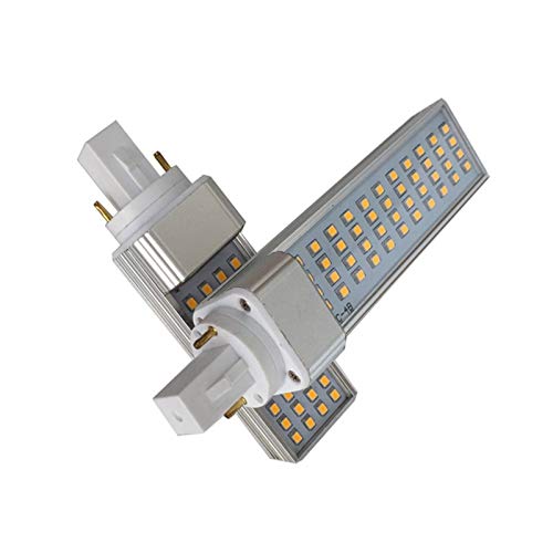 Bombilla LED de maíz Regulable luz enchufe LED emisor de E27 13W tubo de cabeza 180 grados PL lámpara 110 / 230V Claro / cubierta de color blanco lechoso para el almacén del garaje del hogar(220-240V,