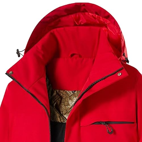 Veste de ski imperméable homme softshell lourde coupe-vent isolée - 4