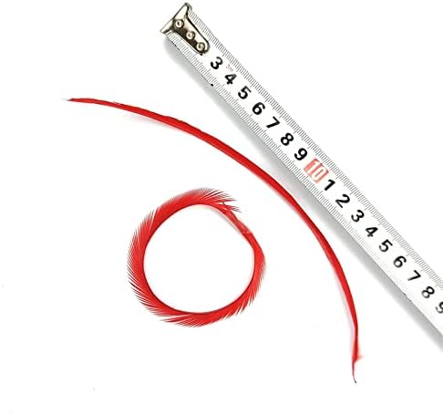 20個/100個 染色されたガチョウの羽根 工芸品用 - 13-18cm カラフルな天然羽根 ジュエリー作りやDIY手工芸品に(bl