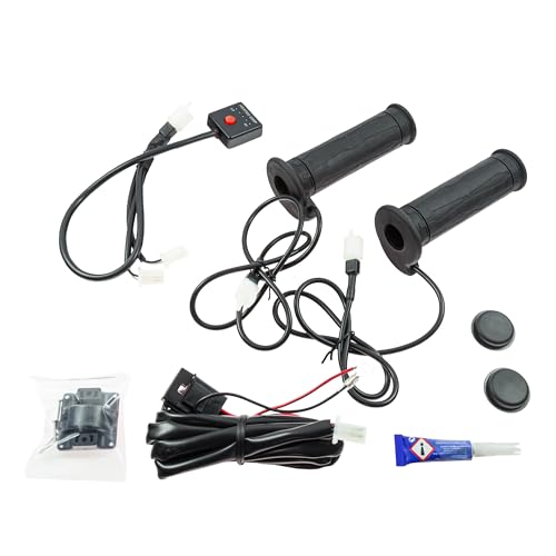 Puños calefactables 7/8+1" de 120 mm para manillar de moto y scooter 3