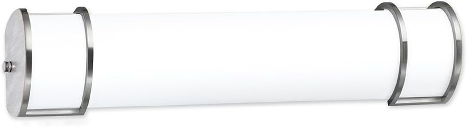 New Castle Direct Wire Vanity Light Fixture, 24-Inch, Large, T8 Fluorescent Bulb