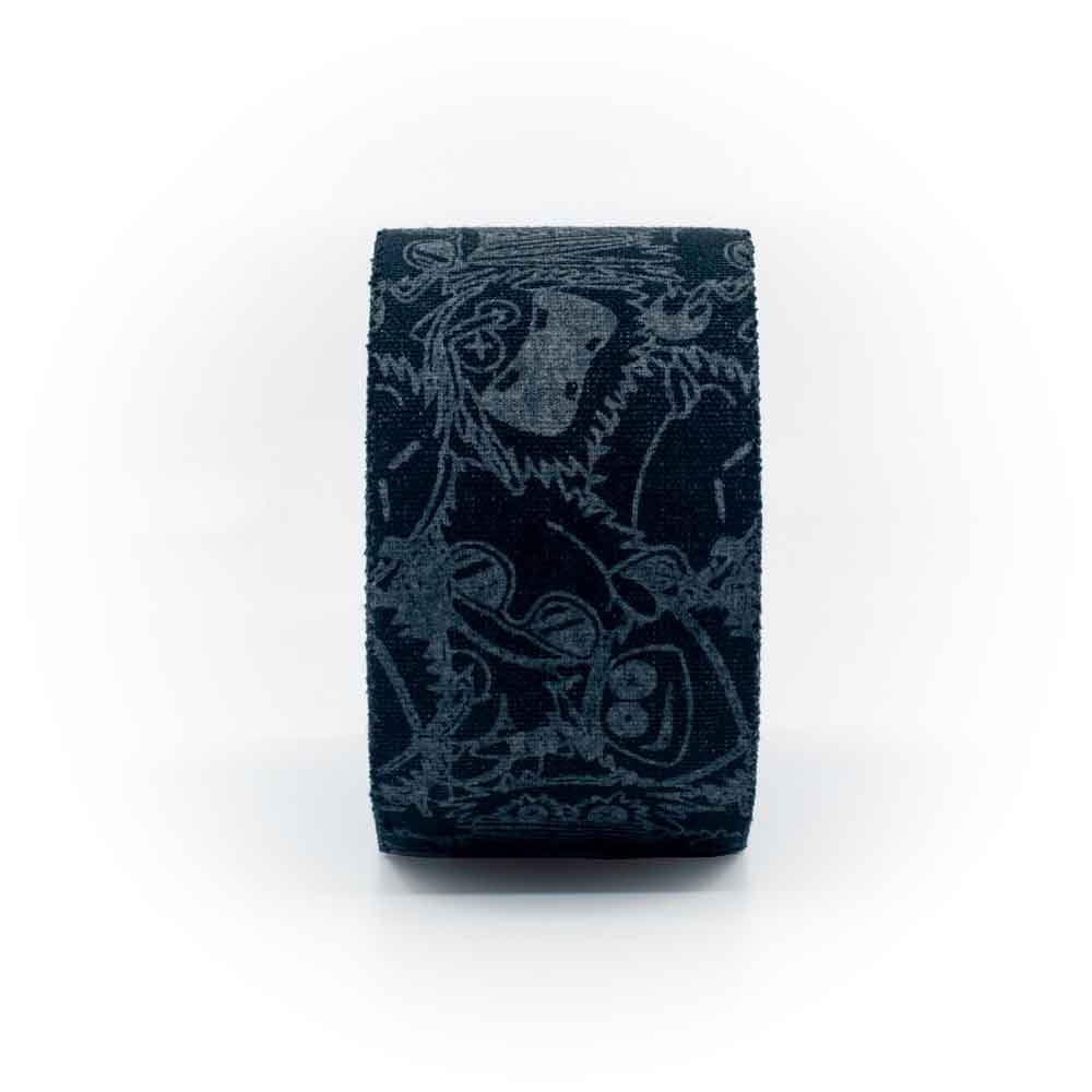 Cinta adhesiva para escalar 8BPLUS 38 mm x 10 m negro con estampado