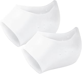 HeyDear 身長アップインソール ヒールインソール 底筋体型アップ 秘密 身長UP 2.5-3.5cm メンズ レディース 美脚 立ち仕事 足底筋膜炎 衝撃分散 男女兼用 1足 (高さ2.5cm,クリアホワイト)