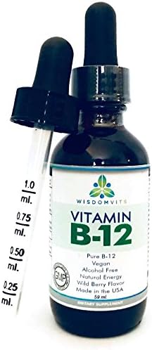 Liquid-Vitamin-B12-Drops - 2500mcg Methylcobalamin Vegan Sublingual - Instant Absorption for Weight Loss & Energy