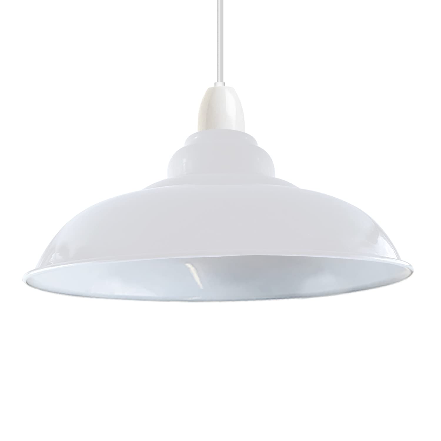 Metal Lamp Shades Living Room Ceiling Pendant Light Shade 32cm Easy Fit Lampshades Only for Industrial Ceiling Light Fitting Bedroom, Kitchen โ image 1