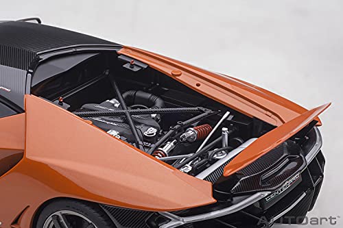 Autoart Lambo Centenario modelo 1:18 color naranja miniatura 5
