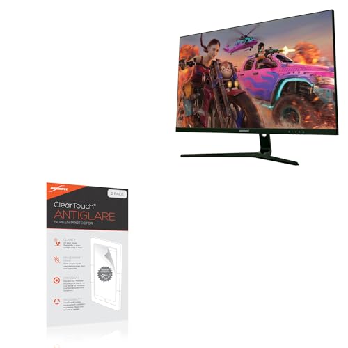 BoxWave Screen Protector Compatible With Element EM3FGAB27BS Monitor (27 in) - ClearTouch Anti-Glare (2-Pack), Anti-Fingerprint Matte Film Skin