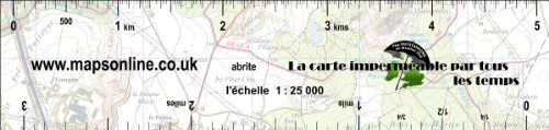 Top25 2348ET ~ Prades carte de randonnée avec une