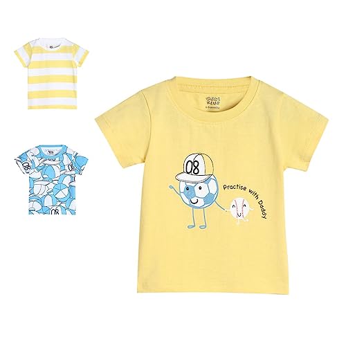 Image of miniklub Boys 3 Printed Applique T-Shirt