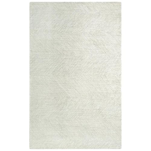 Tapete decorativo Rizzy Home Alora Decor Trace 5' x 7'6" gris