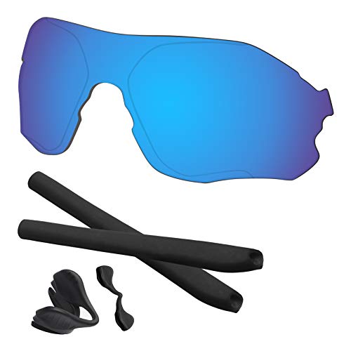 Image of EV Zero Range Lenses & Rubber Kits Replacement for Oakley Sunglass OO9327 Polarized