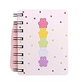 Spiralnotizbuch, Spiralnotizbuch, abreißbares Spiralnotizbuch, Handkonto, Notizblöcke mit losen Blättern, Notizbuch for Memos, Tagebuch, Skizzenbuch, Spiralnotizbuch for Schule, Büro, Geschäftsbedarf,