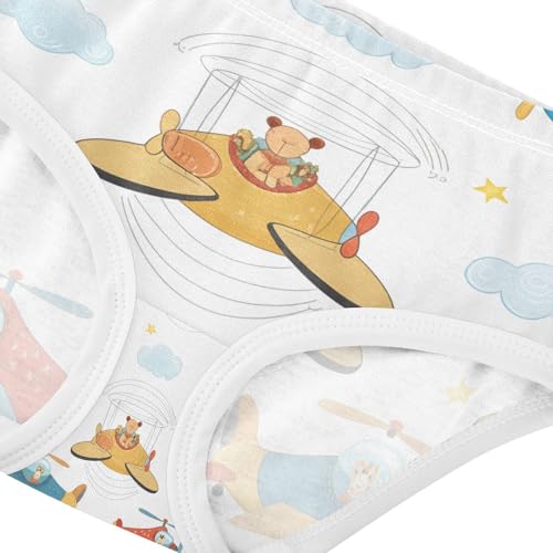 Cute Animals Planes Helicopters Toddler Girls's Underwear 2T 202c12694