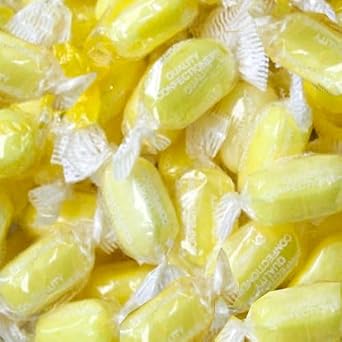 Krazy Kandi Sherbet Lemons – 1kg Bulk Bag | Individually Wrapped Zesty Hard Candy