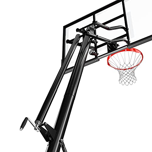 Spalding 60" Performance Acrylic Screw Jack Portable Basketball Hoop #TOP3