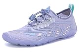 Leyang Women Men Water Shoes Lightweight Quick Dry Non-Slip Barefoot Swim Shoes Multifunction Aqua Socks Pool Beach Surf Yoga