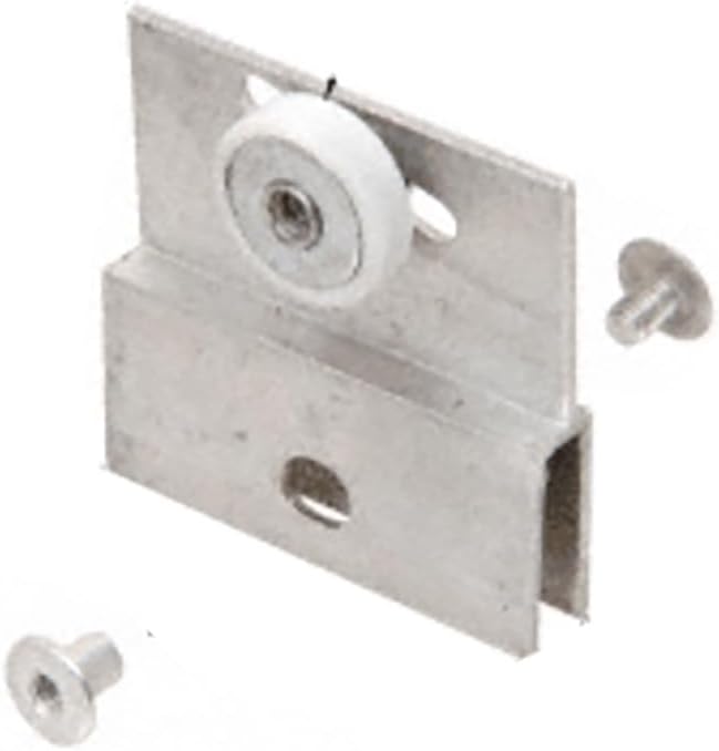 3/4 Flat Edge Nylon B.B. Chrome Framelss Sliding Shower Door Roller Assembly - Package