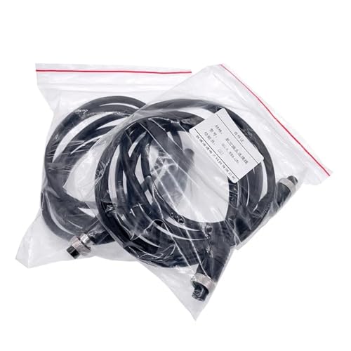 Cable de aviación M12 conector de 2 pines hembra para solucionar cortes de vídeo 5