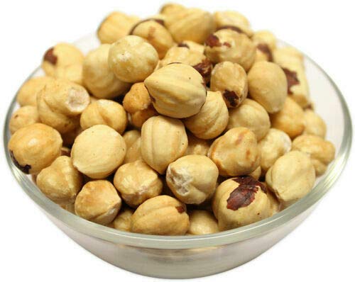 Blanched Hazelnuts 1kg – Whole Roast Blanch Edible Hazel Nuts Shelled Roasted HazelNut - No Shell without Skin Unsalted Kernels – Non GMO Keto Paleo Protein – Ready to Eat for Humans – PURIMA