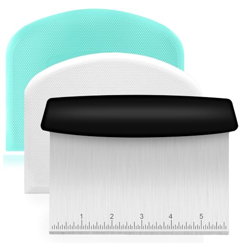 Ecavria Bench Scraper, Premium Stainless...