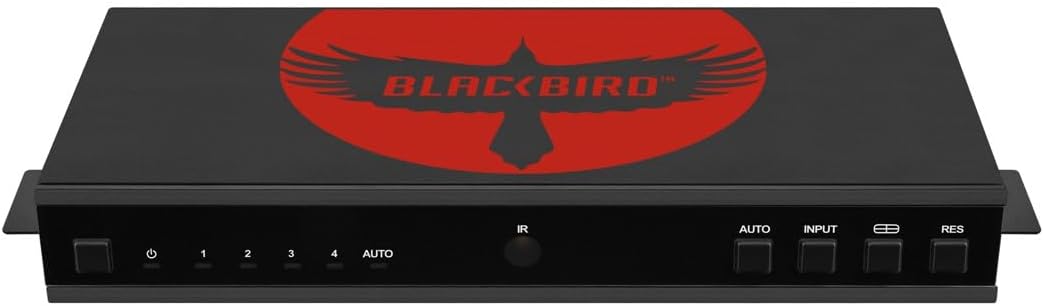 Monoprice Blackbird 4K60 Multiviewer Seamless UHD Video Switcher for Professional AV Installations, HDMI 2.0b, HDCP 2.2 and 1.x Audio Extraction, 18Gbps Video Bandwidth - Pro-Series