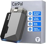 TOPDON Carpal OBD2 Scanner Bluetooth, All System Scan Tool for iPhone & Android, 6 Reset Services Code Reader, Vehicle Health Check, AI-Assisted Car Scanner, Smog Check, Repair Guide