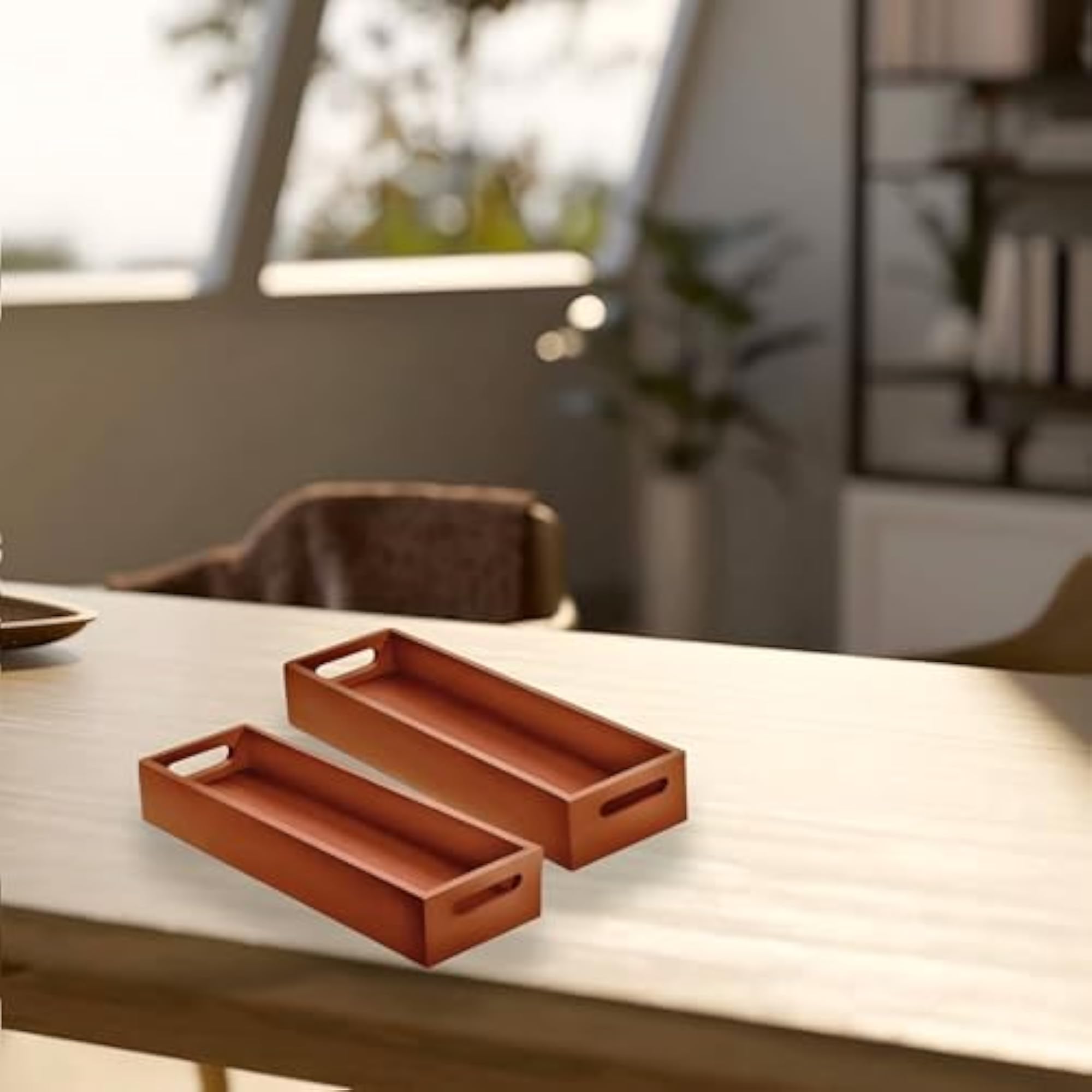 Store Wooden Serving Tray Platter Multipurpose