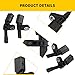 ABS Wheel Speed Sensor Replacement for Volkswagen Jetta Golf Passat Beetle Bora Eos Rabbit 2005-2018, Replace ALS467 WHT003856 WHT003857, Pack of 4