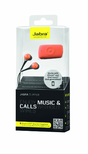 Image of Jabra Music Clipper Bluetooth Stereo Headset (Orange)