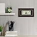 GMFrames Mahogany Dollar Bill Frame with Black Mat or Display 4x9 Picture without Mat,Real Glass